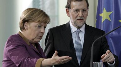 Merkel se muestra 
