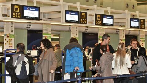 Mostradores de Spanair