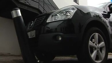 Inventan un bolardo de caucho reciclado para mejorar la seguridad vial