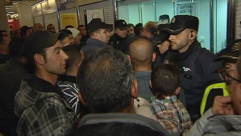 Tensi&oacute;n en el aeropuerto de Mallorca