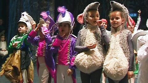 Los ni&ntilde;os se unen al ballet ruso