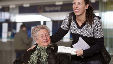 Afectados por el cese de Spanair en el aeropuerto