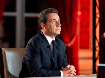 Sarkozy en el Palacio del Eliseo