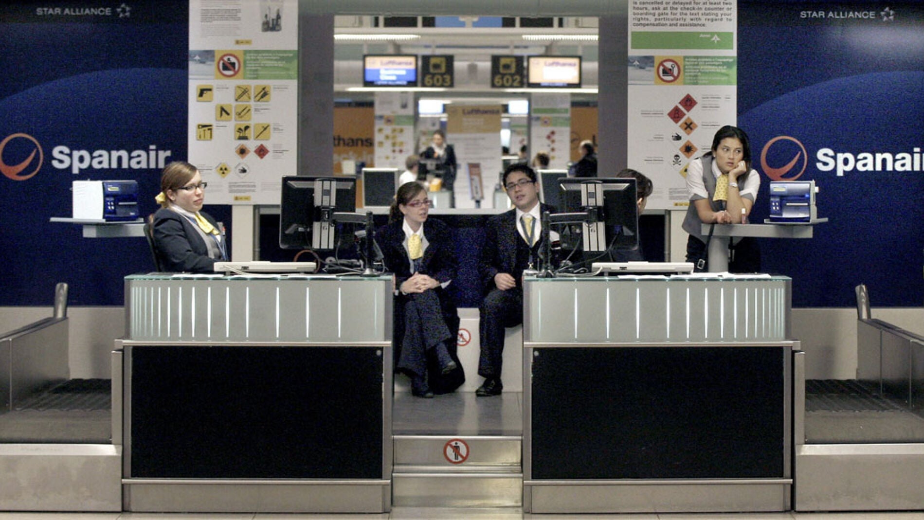 Trabajadores de Spanair