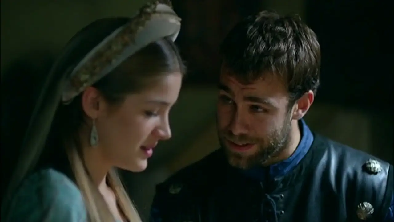 Blanca y Humberto de MIranda, a punto de besarse