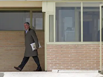 Crespo a su salida de prisión Crespo a su salida de prisión