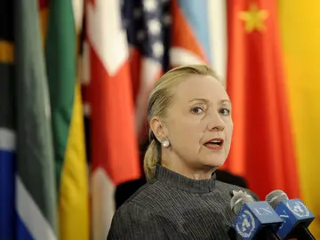 Hillary Clinton tras el Consejo de Seguridad de la ONU Hillary Clinton tras el Consejo de Seguridad de la ONU