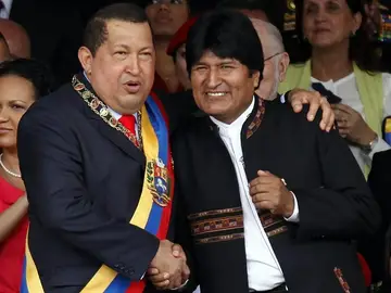 Chávez conmemora su intento de golpe con gobernantes de los países de la ALBA Chávez conmemora su intento de golpe con gobernantes de los países de la ALBA