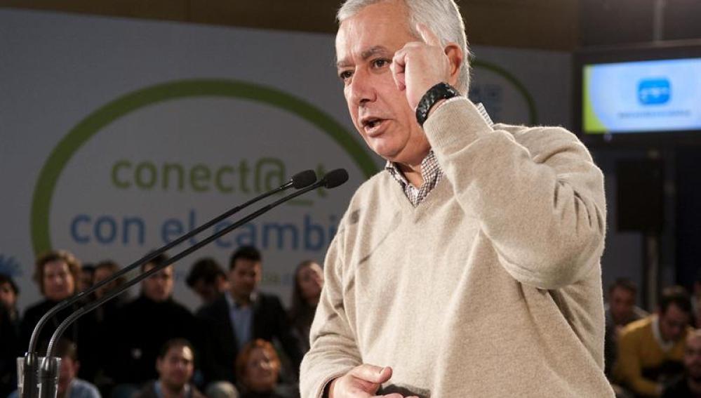 Javier Arenas, presidente del PP andaluz