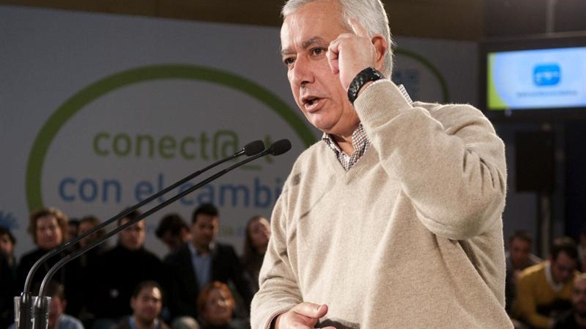 Javier Arenas, presidente del PP andaluz