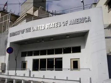 La embajada de EEUU en Damasco La embajada de EEUU en Damasco