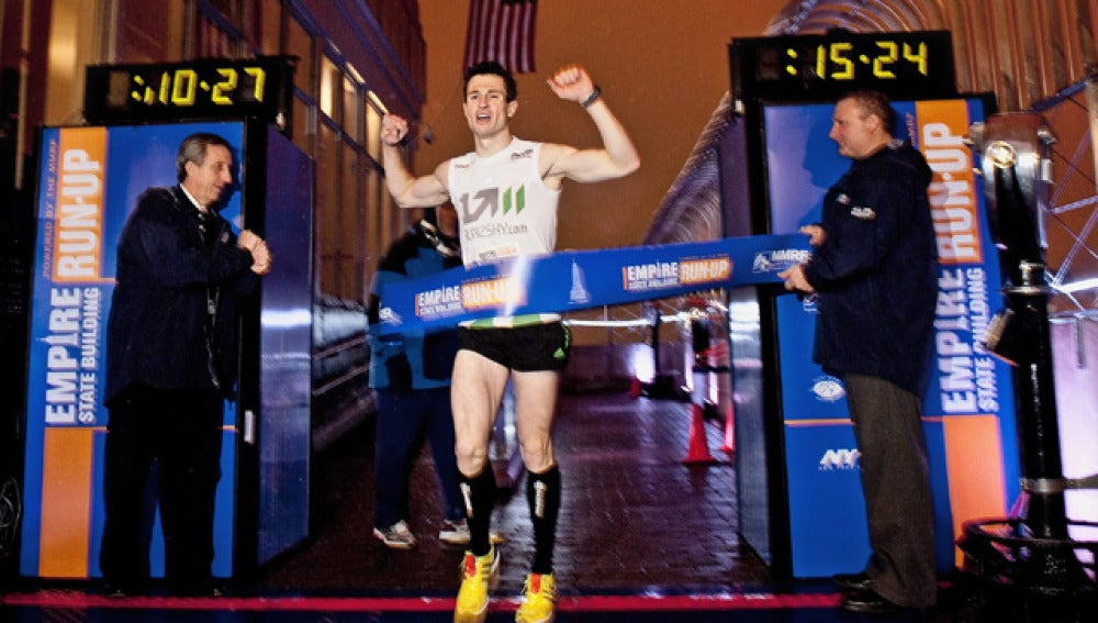 Thomas Dole, ganador de la carrera en el Empire State