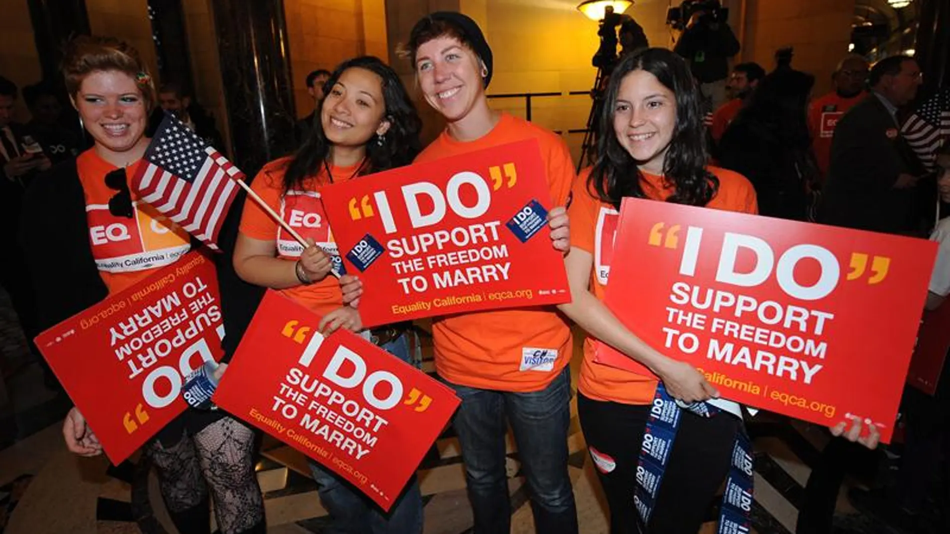 Apoyo a la ley de matrimonio gay en California Apoyo a la ley de matrimonio gay en California
