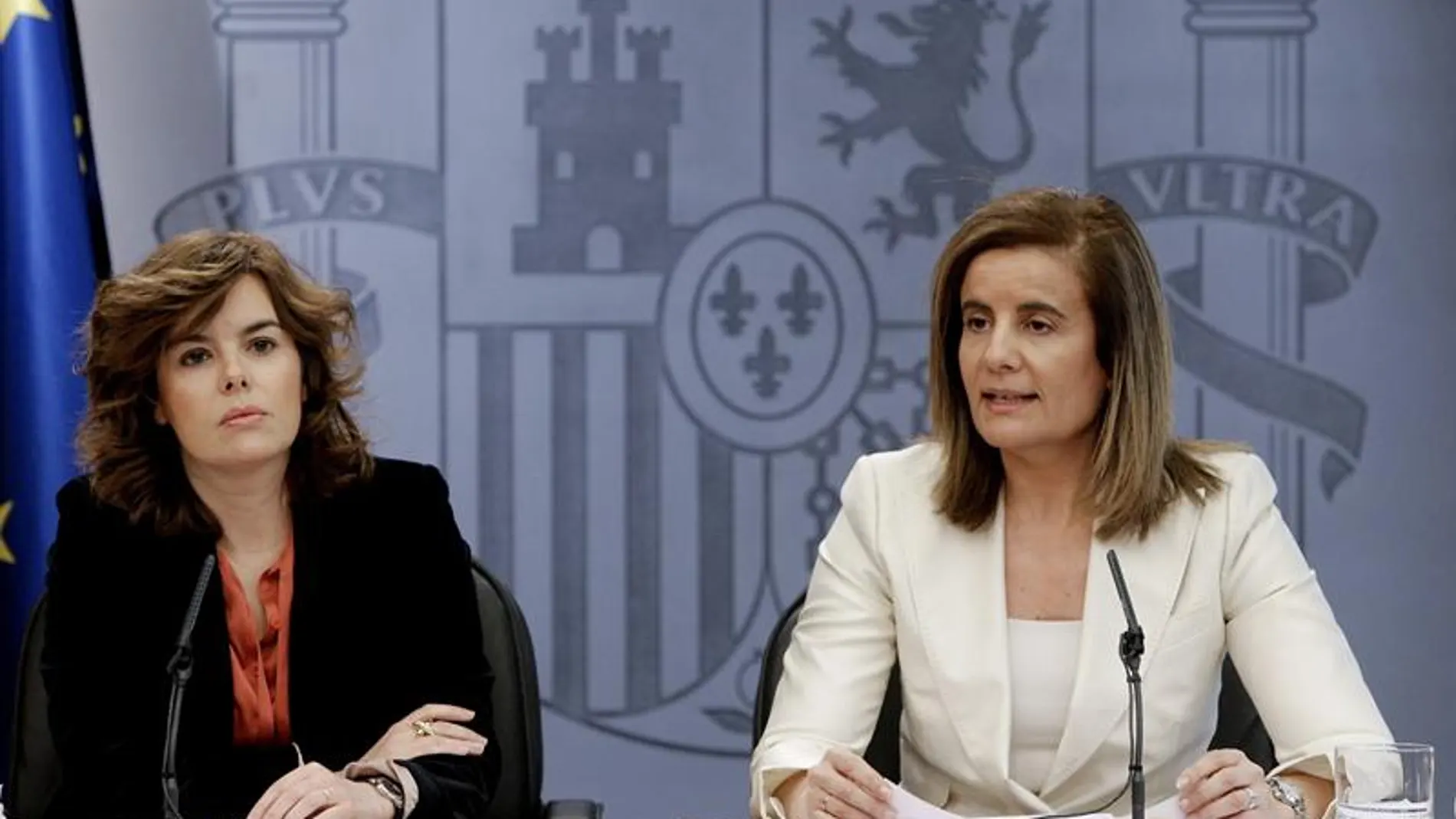 Soraya Saénz de Santamaría y Fátima Báñez Soraya Saénz de Santamaría y Fátima Báñez