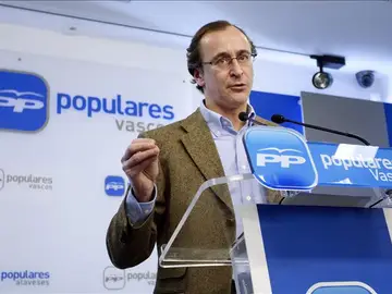 El portavoz del PP en el Congreso, Alfonso Alonso El portavoz del PP en el Congreso, Alfonso Alonso
