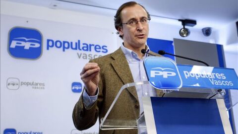 El portavoz del PP en el Congreso, Alfonso Alonso