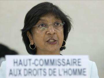 Navi Pillay, la Alta Comisionada de la ONU