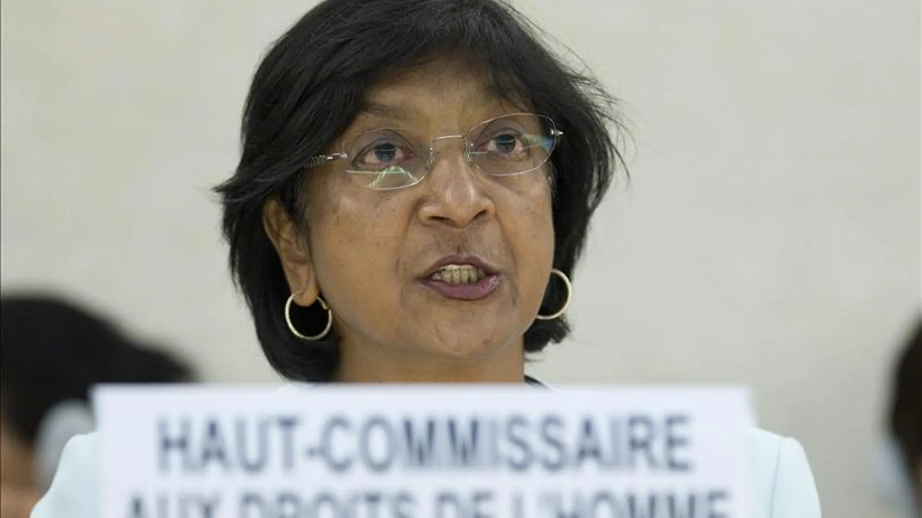 Navi Pillay, la Alta Comisionada de la ONU Navi Pillay, la Alta Comisionada de la ONU
