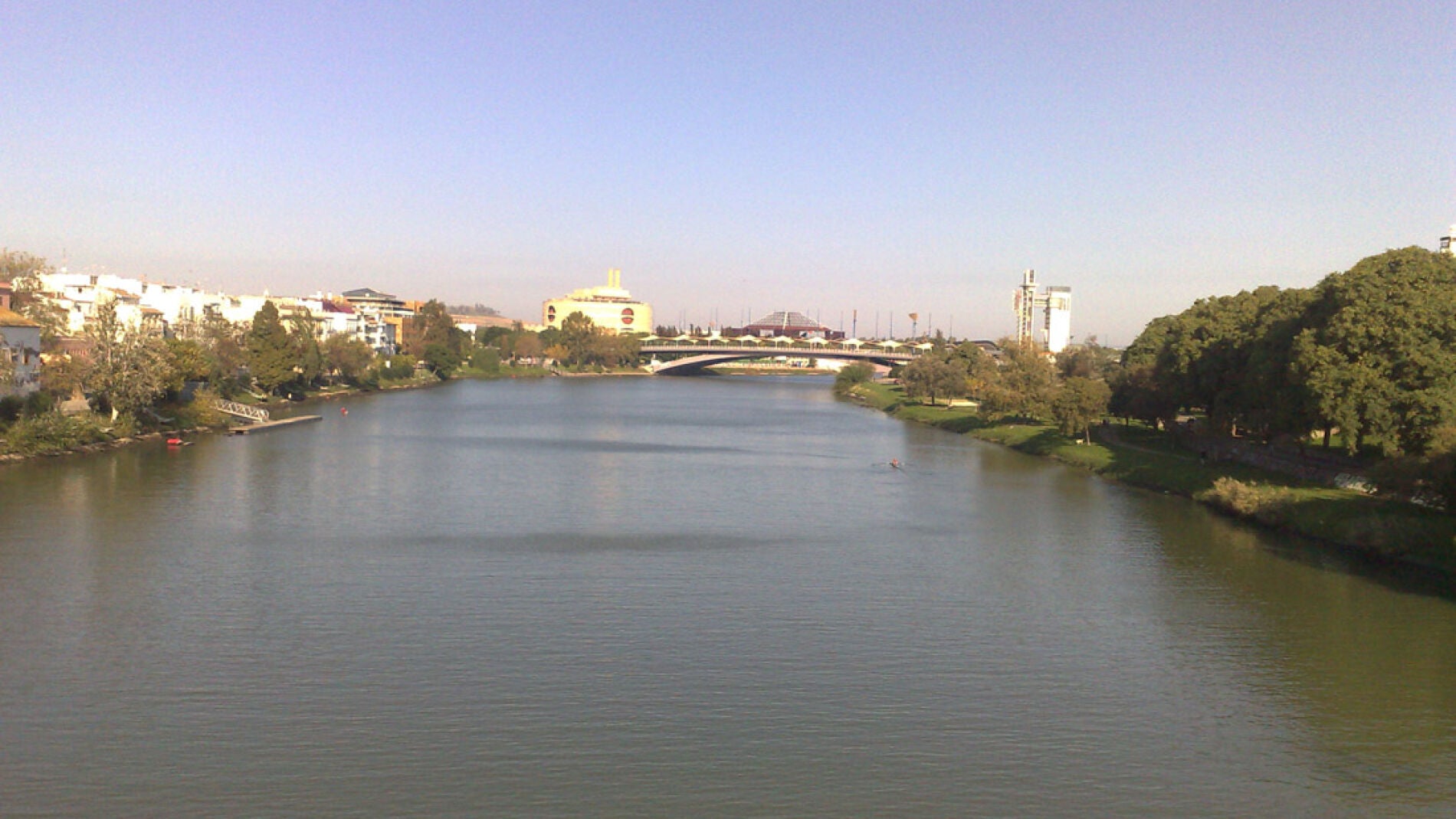 El r&iacute;o Guadalquivir de Sevilla