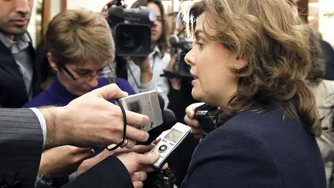 La vicepresidenta del Gobierno, Soraya Sáenz de Santamaría La vicepresidenta del Gobierno, Soraya Sáenz de Santamaría