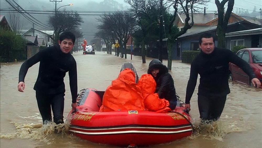 Inundación en el norte de Chile