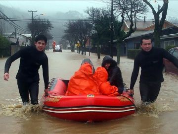 Inundación en el norte de Chile