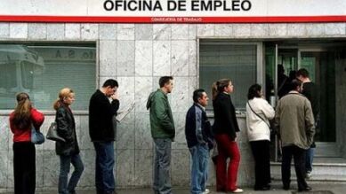 La tasa de paro juvenil en España alcanza el 46%, más del doble que la media de la UE