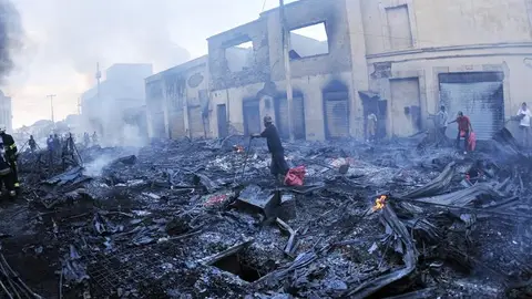 Incendio en Honduras. Incendio en Honduras.