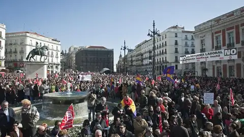 Manifestación por la reforma laboral en Madrid Manifestación por la reforma laboral en Madrid