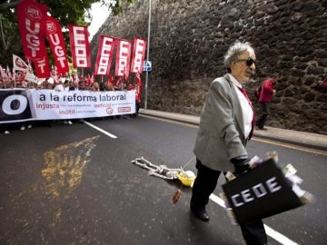 Manifestación en Las Palmas