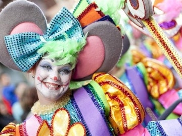 Disfraz de ratita en los Carnavales de Las Palmas.