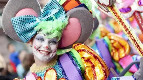 Disfraz de ratita en los Carnavales de Las Palmas. Disfraz de ratita en los Carnavales de Las Palmas.