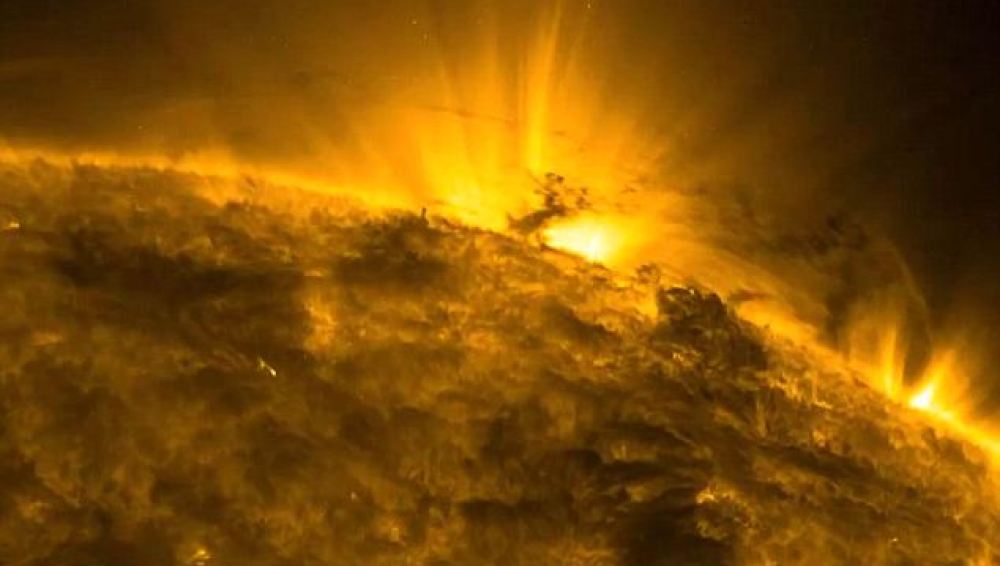 Tornados solares capturados por la NASA