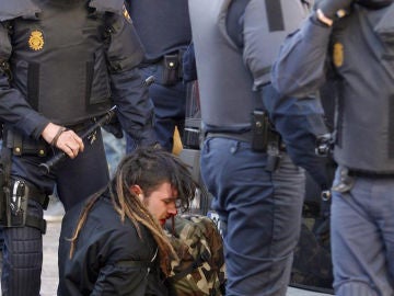 Uno de los jóvenes detenidos en Valencia