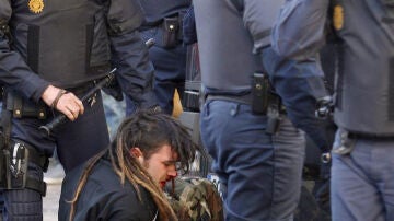 Uno de los jóvenes detenidos en Valencia