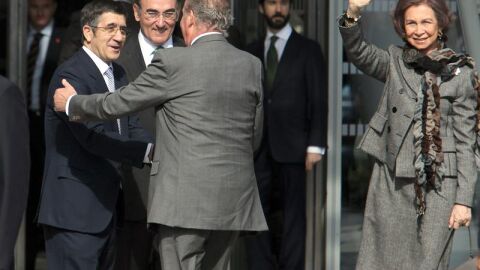Los Reyes en la inauguraci&oacute;n de la Torre Iberdrola