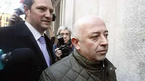 Manuel Bran a su llegada al Tribunal Supremo Manuel Bran a su llegada al Tribunal Supremo