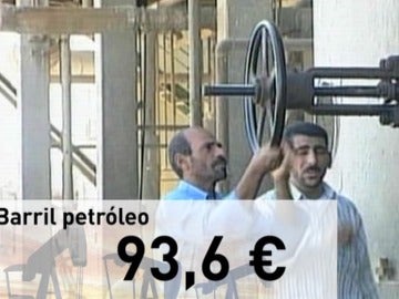 El barril de petróleo se acerca a los 94 euros