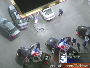 Los disparos de la policía de Los Ángeles contra un ladrón de coches acaban con su vida