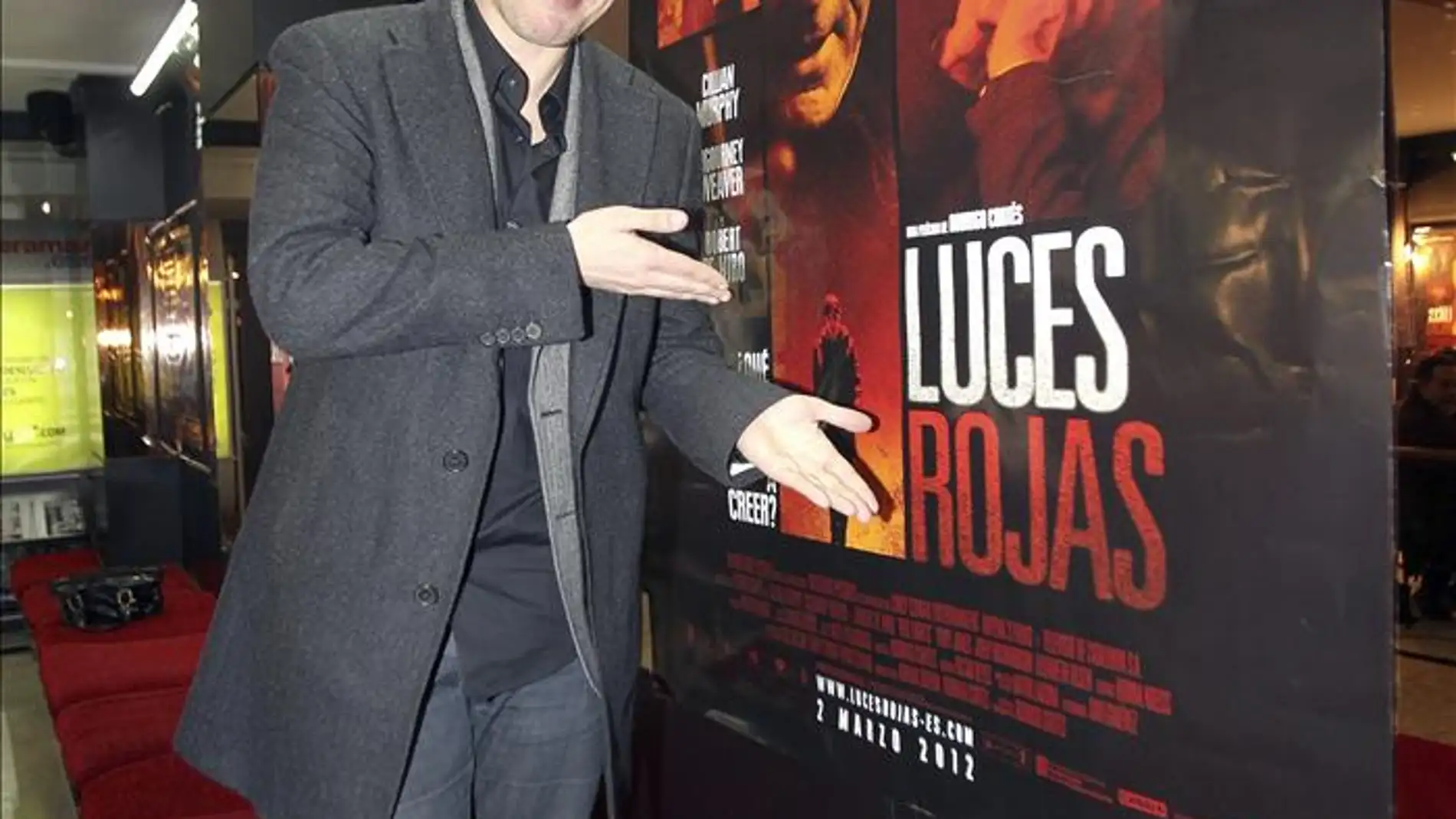 Rodrigo Cortés en la presentación de 'Luces Rojas'