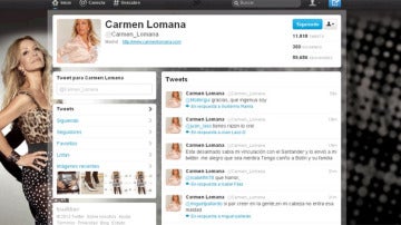 Carmen Lomana la lía en su cuenta de Twitter