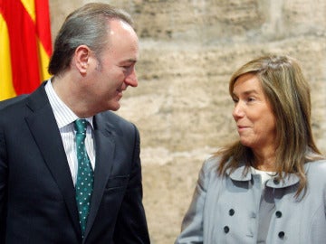 Ana Mato junto a Alberto Fabra