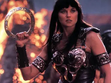 La actriz Lucy Lawless como 'Xena' La actriz Lucy Lawless como 'Xena'