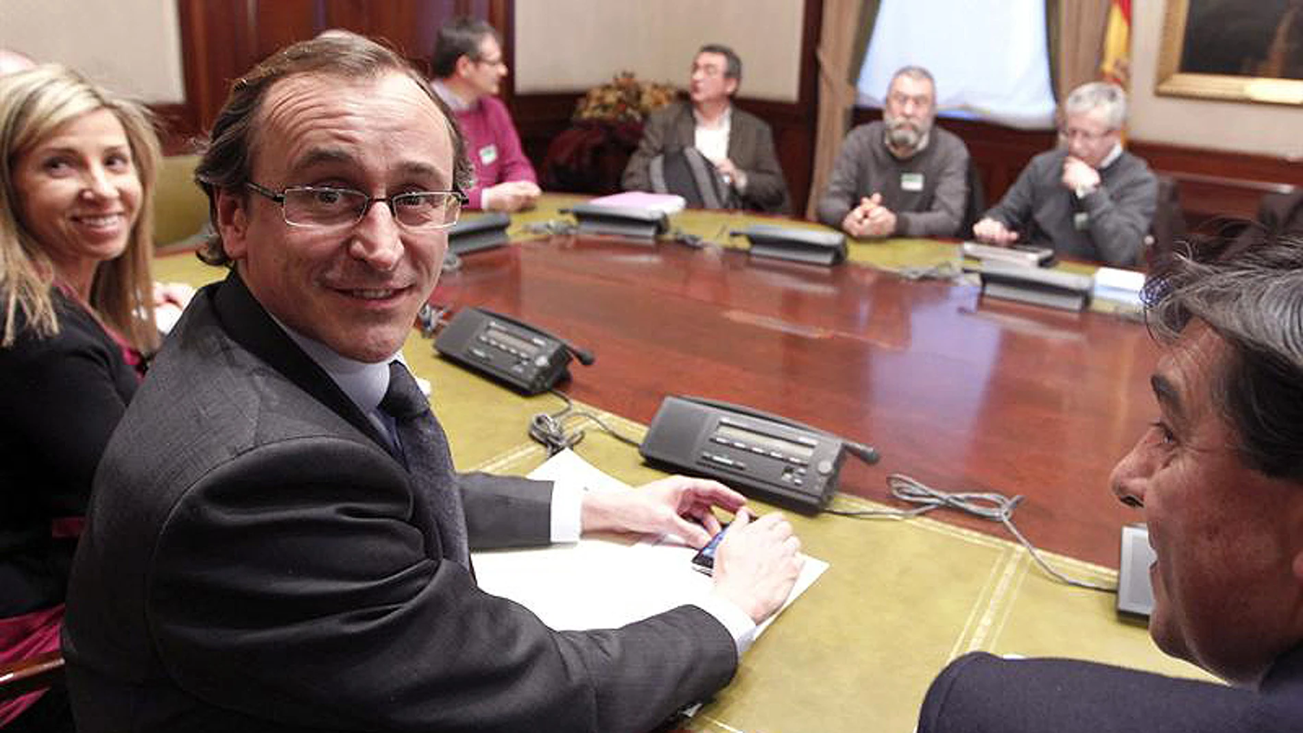 El portavoz del PP en el Congreso, Alfonso Alonso El portavoz del PP en el Congreso, Alfonso Alonso