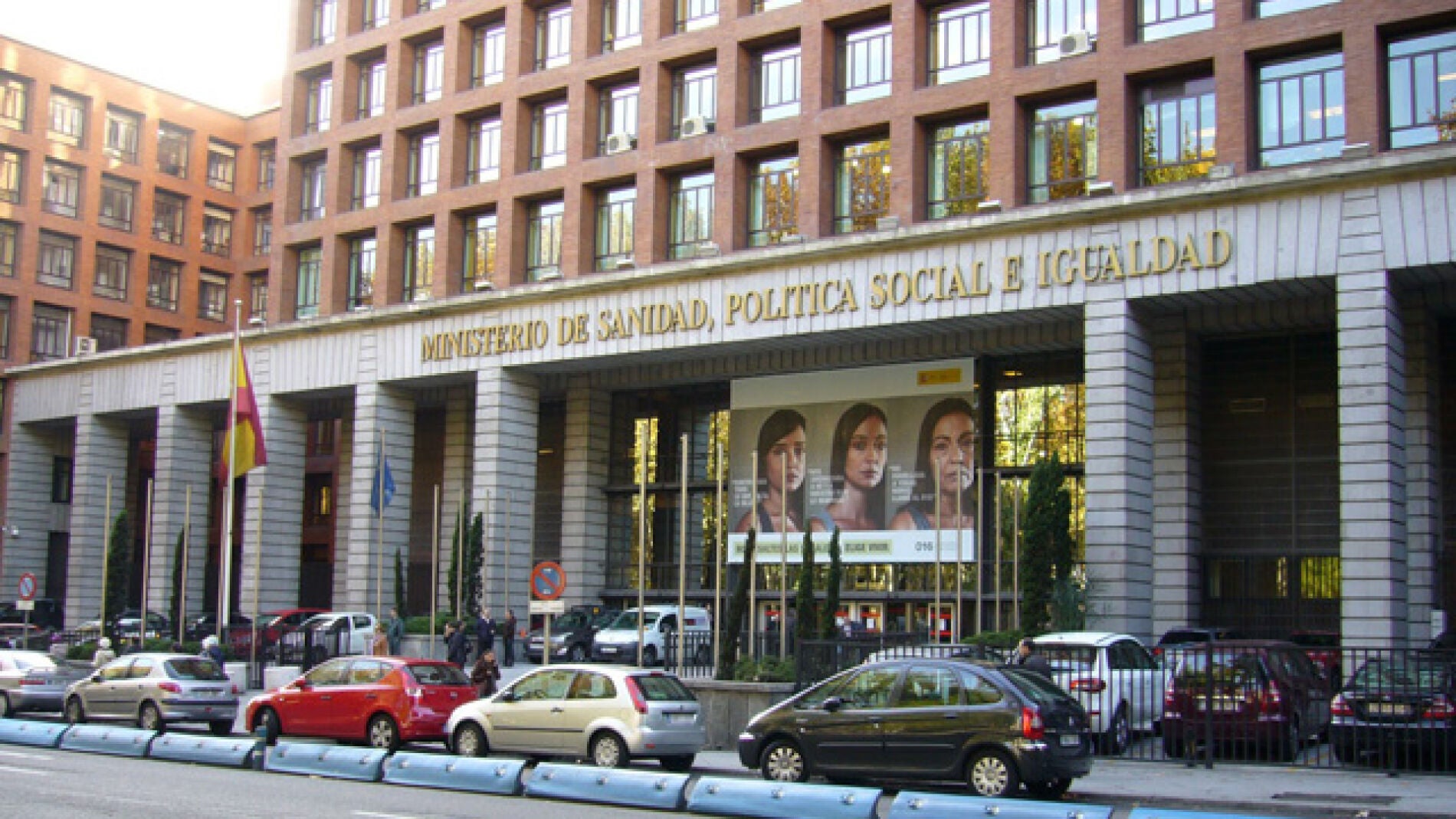 Fachada del ministerio de Sanidad