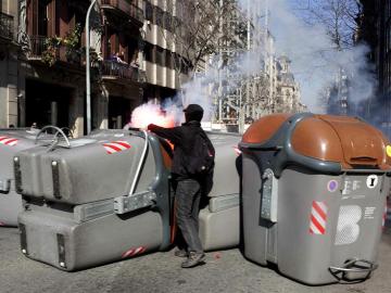 Barricadas en Barcelona Barricadas en Barcelona