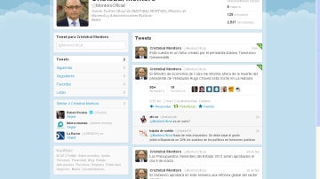 Twitter de Cristóbal Montoro