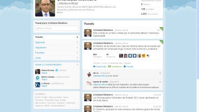 Hackean la cuenta de Twitter de Cristóbal Montoro para anunciar la muerte de Chávez