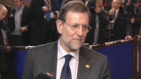 Mariano Rajoy en Bruselas