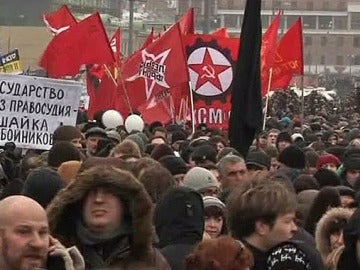 Protestas en Rusia contra Putin